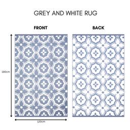 120W x 180H cm Indoor & Outdoor Light Weight Reversible Rug

Add a touch of modern elegance to your indoor or outdoor space with this Nourange brand reversible rug. Measuring 120cm by 180cm, this rug is made of polypropylene/olefin material in a stylish grey and white colour combination. Its lightweight design makes it easy to move and transport to different areas of your home, whether you want to use it as an accent piece in your living room or to brighten up your outdoor entertaining space. This rug features a modern style that will complement any decor, and its reversible design provides versatility and value for money. With 10 units available, you can easily outfit multiple rooms with this rug. Ideal for indoor or outdoor use, it can withstand high traffic areas and is easy to clean.