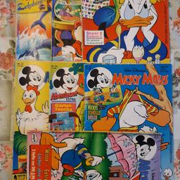 7 Comics von Micky Maus in altersentsprechend Zustand. Nr. 18, 12, 11, 32, 24, 21, 51. Siehe dazu bitte auch meine Fotos. Viel Freude beim Sammeln  !