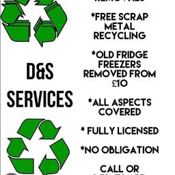 we are fully licensed to carry waste and aim to recycle as much as possible

end of tenancy
commercial
household
garden
shed garage
soil bagged
rubble bagged
building

 
you can check our Facebook page Dave's scrap. to get in touch or send pictures for a free quote