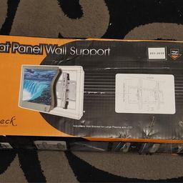Adjustable wall bracket for large plasma or LCD

New with lightly damaged box.