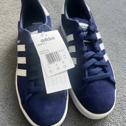 Adidas Campus Trainers
Brand New Boxed
Unwanted Gift
Navy Blue
Size 5