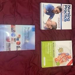 Nursing books for sale going cheap
One book has been written on inside but is still usable the other two are still fresh books.
 Interested hit me up !