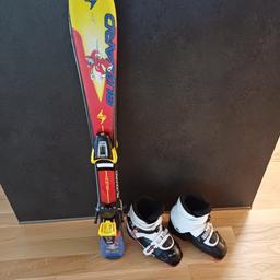 Verkaufe Ski-Set 😉 
Ski Länge 90cm
skischuh entspricht Schuhgröße 32,5 

Nur im Set abzugeben