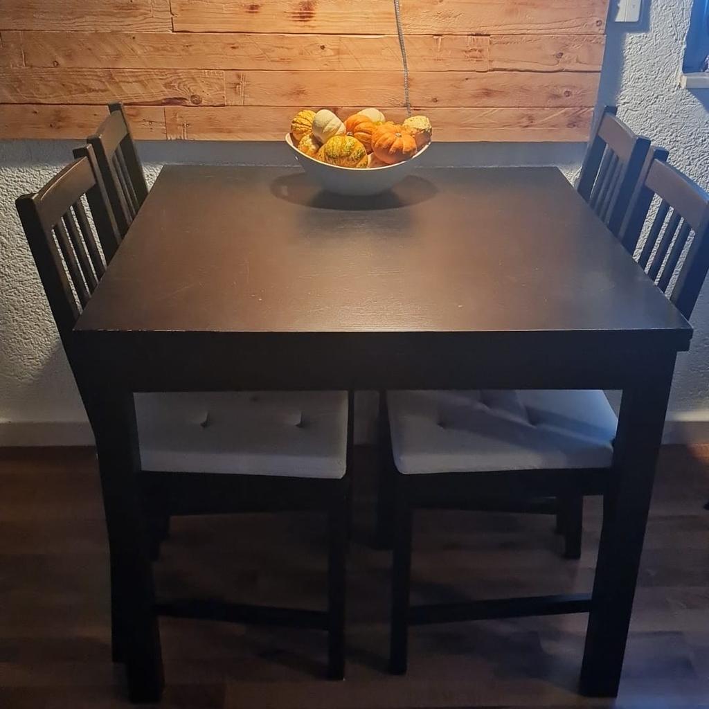 Ikea Bjursta Esstisch Ausziehbar 90X90 in 67134 Birkenheide für 30,00