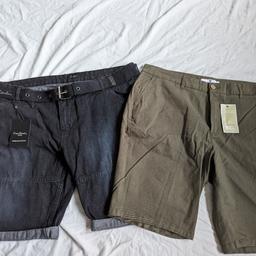 2 pairs of mens shorts size 38

Both brand new with tags

1 Chino style - v by very
1 denim style with belt - Pierre Cardin 

£10 for the bundle

Collection only from WV11 2 area

From a smoke free home

Please check out my other items for sale too thanks