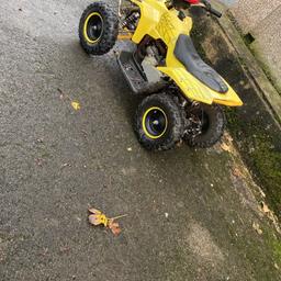 Fully running 50cc quad 
Runs and rides mint 
all brakes work