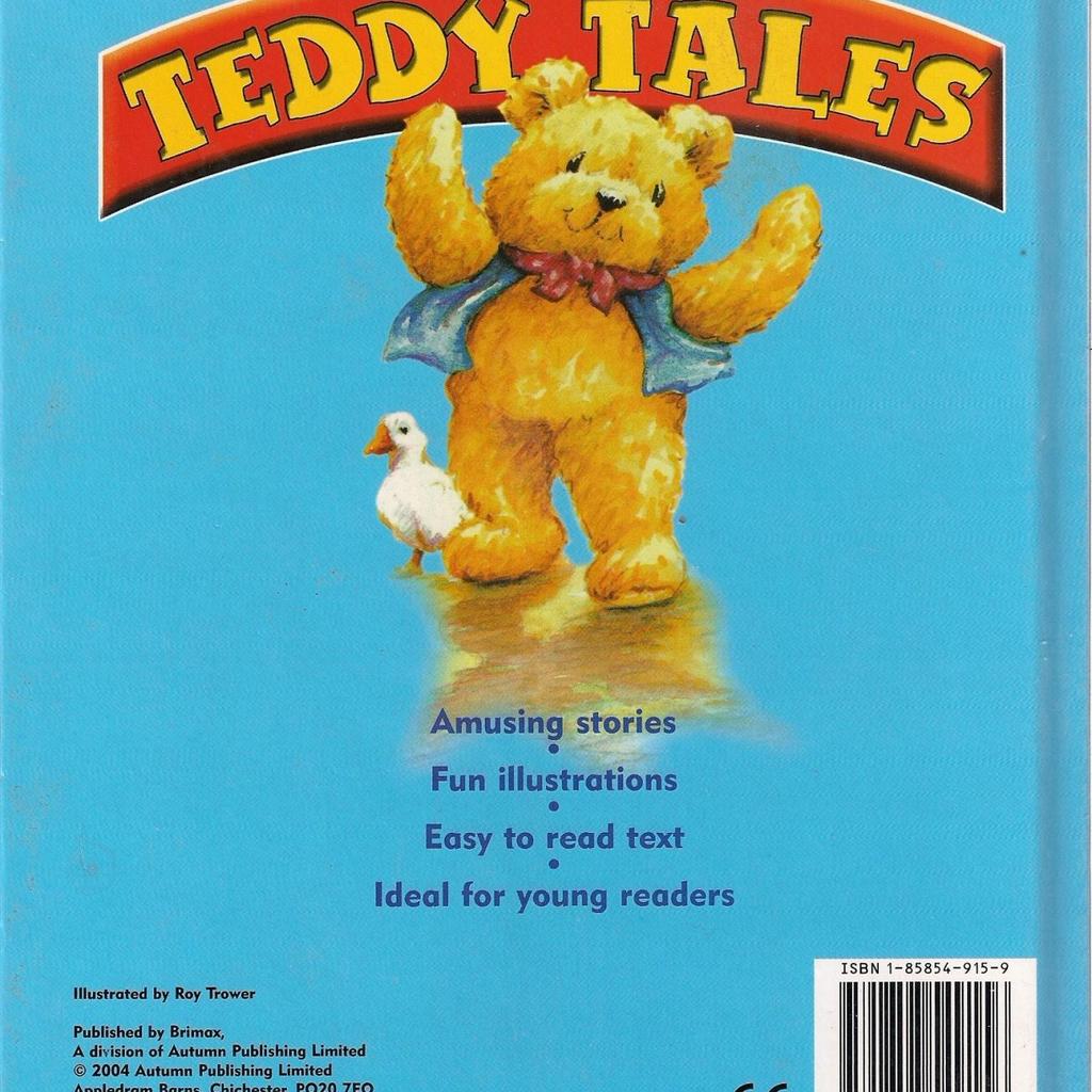 Teddy Tales is a delightful book of short stories on teddies! Kids will enjoy reading about the adventures of Teddy and his friends.

The large font text makes this book a good choice for children beginning to read by themselves.

The illustrations are charming and eye-catching!