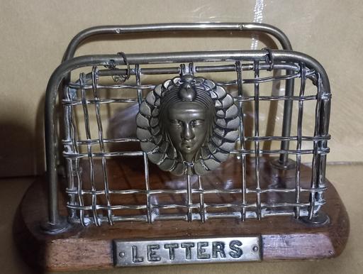 Buy & Sell Merseyside Saint Helens - Photos for antique brass and oak letter rack