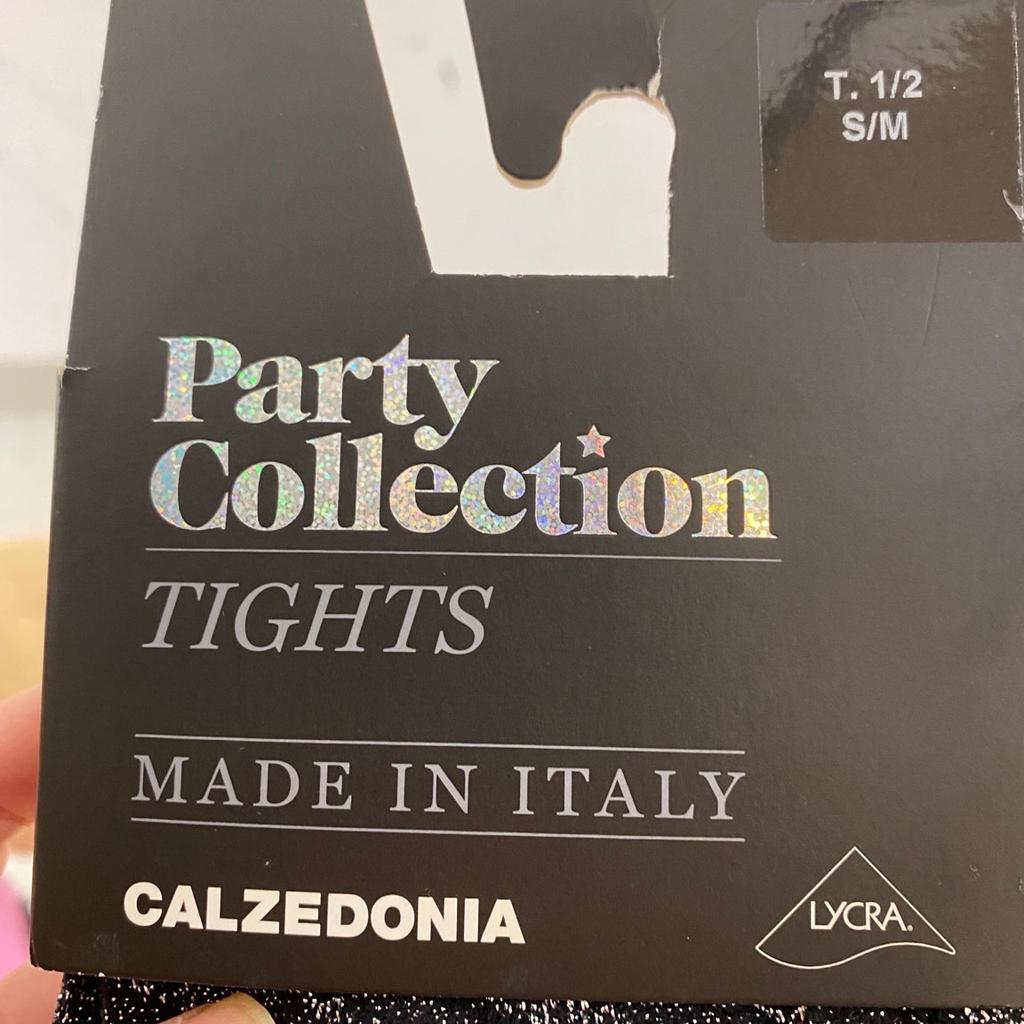 Calzedonia Party Collection Tights/ Glitzerstrumpfhose/ Größe S/M Neu unbenutzt/ Neupreis 19,95€/ Versand ab 2,25€