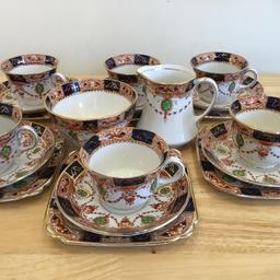 20 piece Bone China tea set
By Burgess Bros Longton 1930
Six cups, saucers and plates
With milk jug and sugar bowl.
Excellent condition
Can deliver locally
Collection in person
