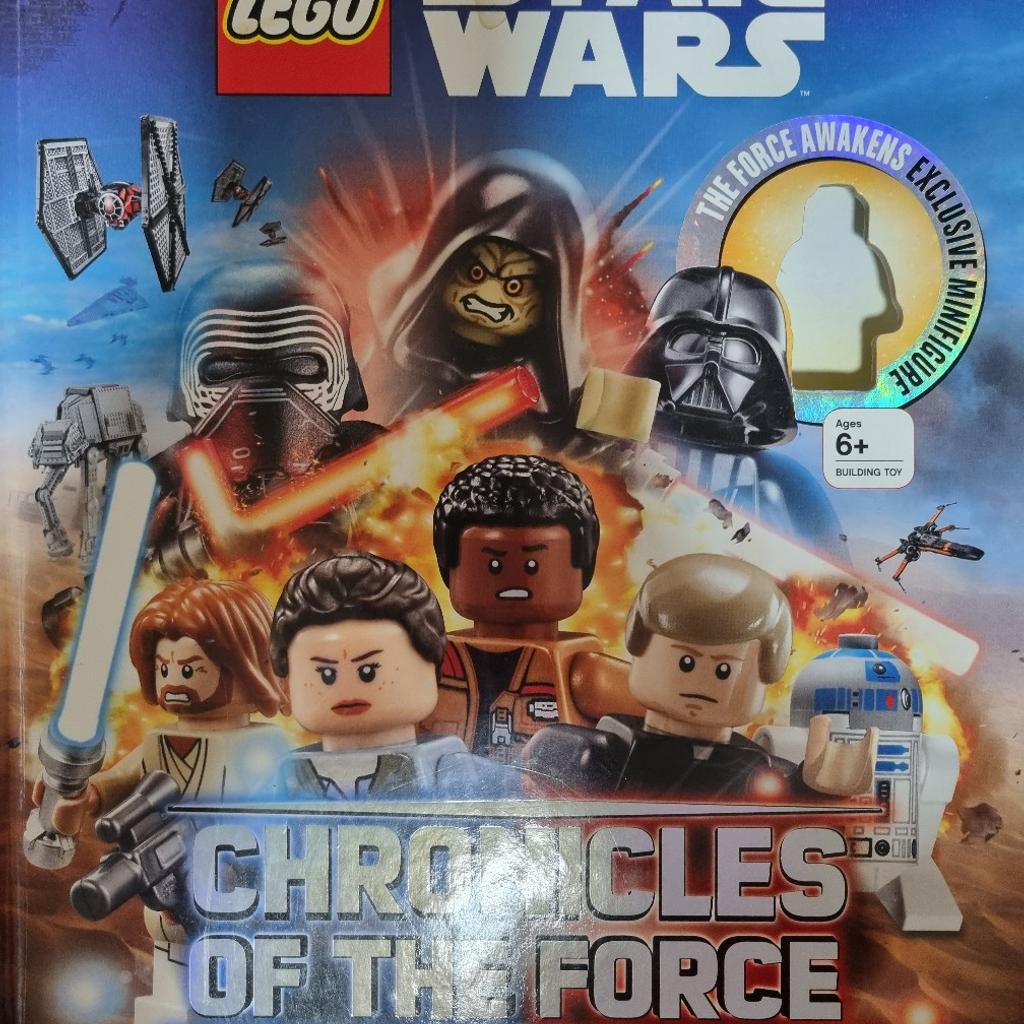 Used book with some signs of wear and tear but has plenty of life in it. . please note that the action figure is missing. A good read for star wars fans