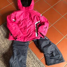 Verkaufe einen zweiteiligen Mädchen Skianzug der Marke CMP in Größe 152 an Selbstabholer! Jacke pink, Hose anthrazit!
