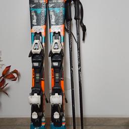 Ski 90 cm (frisch gewachst!)
Skistöcke 80 cm