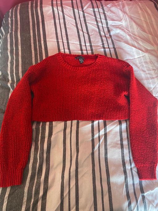 Buy & Sell Hampshire Rushmoor - Photos for Red Knit Cropped Jumper