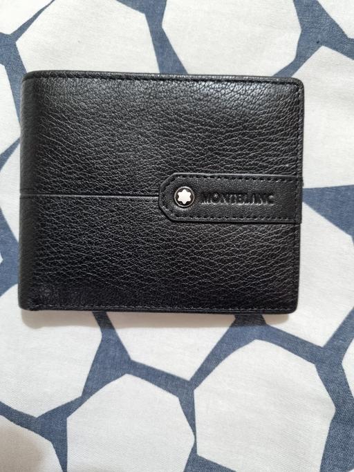 Buy & Sell East London Newham - Photos for montblanc Black Leather Wallet