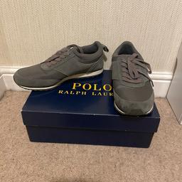 Men’s Charcoal Grey Ponteland Trainers
Slight scuff on the front as can be seen in the pictures but will probably buff out
Hardly worn as can be seen by the soles
Good condition still in original box
Size 10
RRP £100