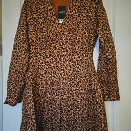 Brand new leopard print shirt style dress from Next
size 12