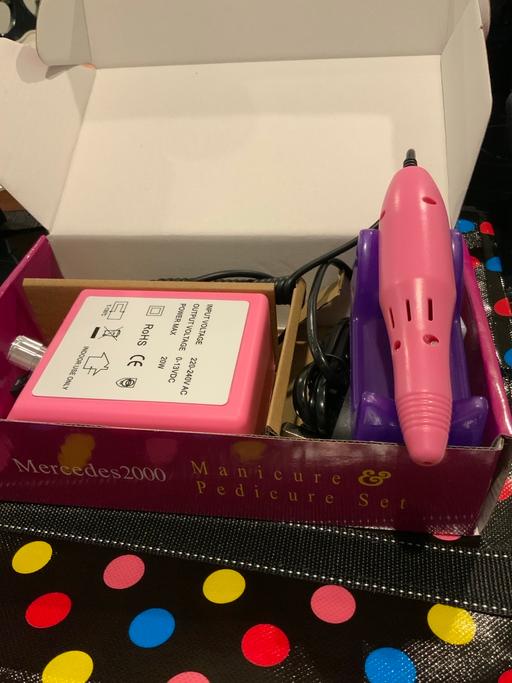 Buy & Sell Edinburgh Craigentinny - Edinburgh - Photos for Pink nail drill manicure pedicure set