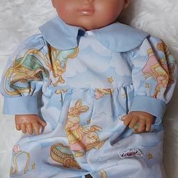 Weichkörper Babypuppe Lissi mit schönen blauen Schlafaugen
Sie kommt in der hübschen abgebildeten Kleidung zu Ihrer kleinen Puppenmutti

ein Versand ist bei Kostenübernahme möglich 🚚