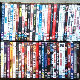 DVD bundle joblot of 75 DVD's
Most are 15 or 18 rated movies. Also some TV series and stand up.
All are original
From smoke free & pet free home
Pick up only