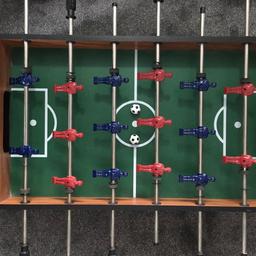 Table top football table,with two balls ⚽️.
3’ 1 “ x 1’ 8” x 9 1/2”