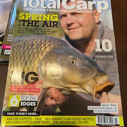 - All in excellent condition 
- Mixed bundle of 6 x Backdated magazines …, April 2014, Nov 2010, July 2012, Feb 2010, Sept 2014, Mar 2015
- Thick magazines full of interesting articles etc on carp fishing
- NO OFFERS THANKYOU