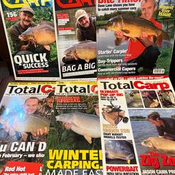 - All in excellent condition 
- Mixed bundle of 6 x Backdated magazines … Sept 2017, May 2018, July 2005, July 2009, Feb 2005, Aug 2002
- Thick magazines full of interesting articles etc on carp fishing
- NO OFFERS THANKYOU
