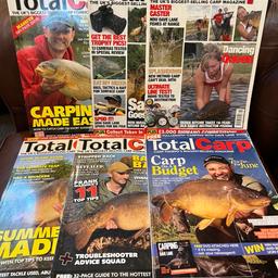 - All in excellent condition 
- Mixed bundle of 6 x Backdated magazines … July 2003, June 2009, Oct 2003, July 2009, Jan 2008, June 2015
- Thick magazines full of interesting articles etc on carp fishing
- NO OFFERS THANKYOU