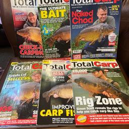 - All in excellent condition 
- Mixed bundle of 6 x Backdated magazines … june 2010, oct 2008, Jan 2013, Sept 2013, Sept 2010, Sept 2004
- Thick magazines full of interesting articles etc on carp fishing
- NO OFFERS THANKYOU