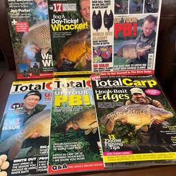 - All in excellent condition 
- Mixed bundle of 6 x Backdated magazines … April 2006, Nov 2012, July 2002, March 2008, Sept 2008, aug 2015
- Thick magazines full of interesting articles etc on carp fishing
- NO OFFERS THANKYOU