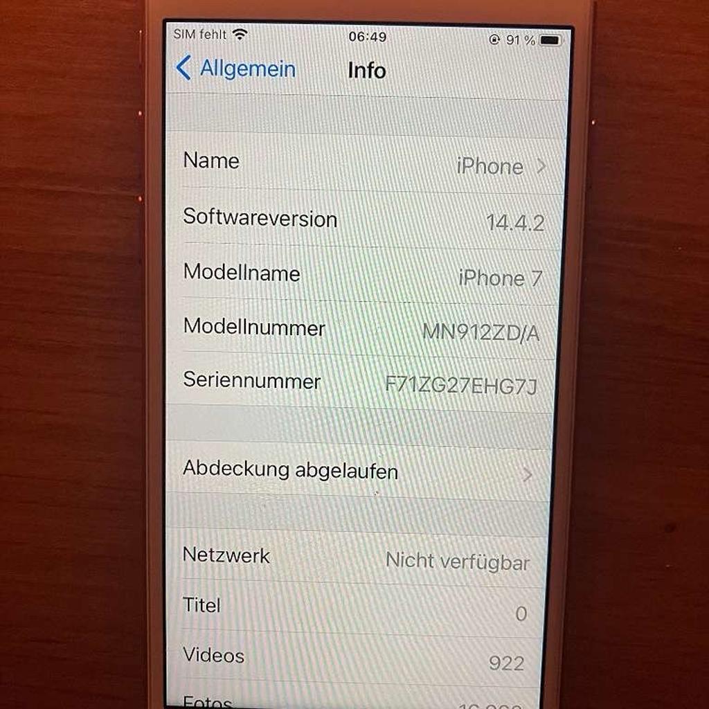 I Phone 7 32GB! A1!!!!!

Sehr guter Zustand!
Selbstabholung!!!