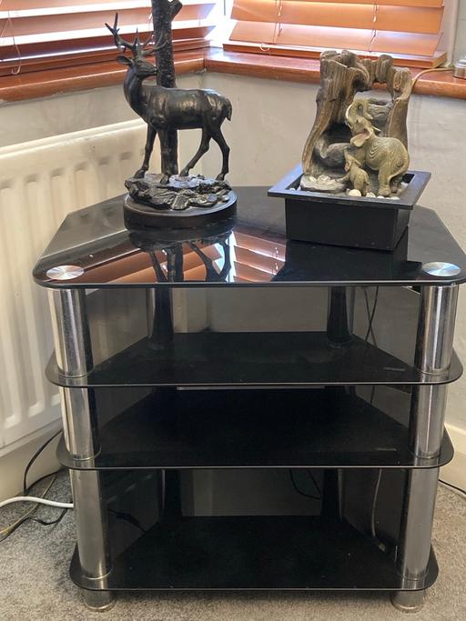 Buy & Sell South East London Bromley - Photos for 3 tier black coffee table/small tv stand