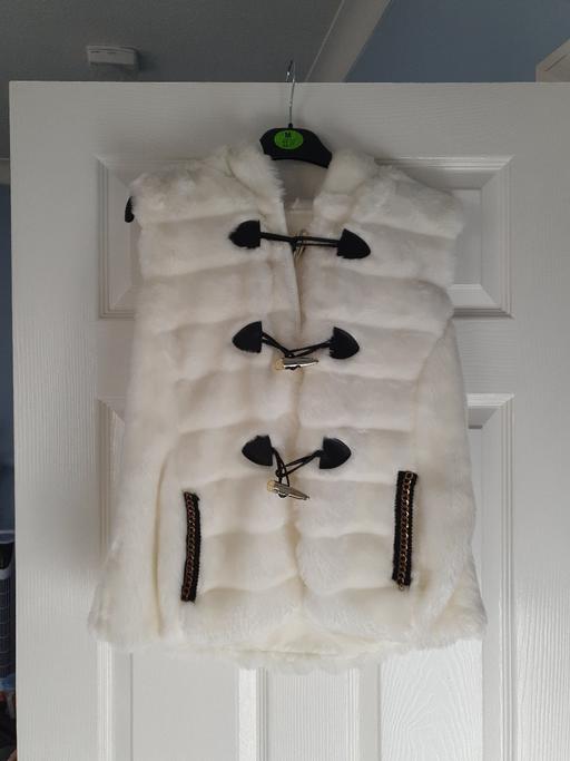 Buy & Sell West Midlands Dudley - Photos for ladies faux fur waistcoat with hood NEW