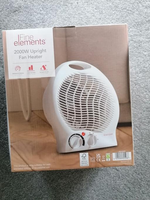 Buy & Sell West Midlands Birmingham - Photos for Fine elements 2000W upright Heater fan NEW