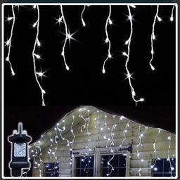 GRESONIC 500LED 57.4FT COLD WHITE ICICLE CHRISTMAS LIGHTS,PLUG IN HANGING FAIRY LIGHTS, 8 MODES CURTAIN STRING LIGHT

Brand new
Collection only Birmingham B33