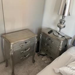 Couple of bedsides table good condition wide 60cm
3drawer bought from dunelm

Selling for 65 each… selling them together so 130£
Basically half of price i paid for. Collection nine elms if interested i sell also the two lamps for 60 each