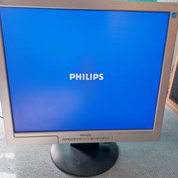 Verkaufe einen gebrauchten gut funktionierenden Monitor, 19 Zoll, der Marke Philips