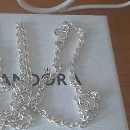 I have a new pandora chain,60cms long ,but the catch is broken but still fastens ,hence price, can post.