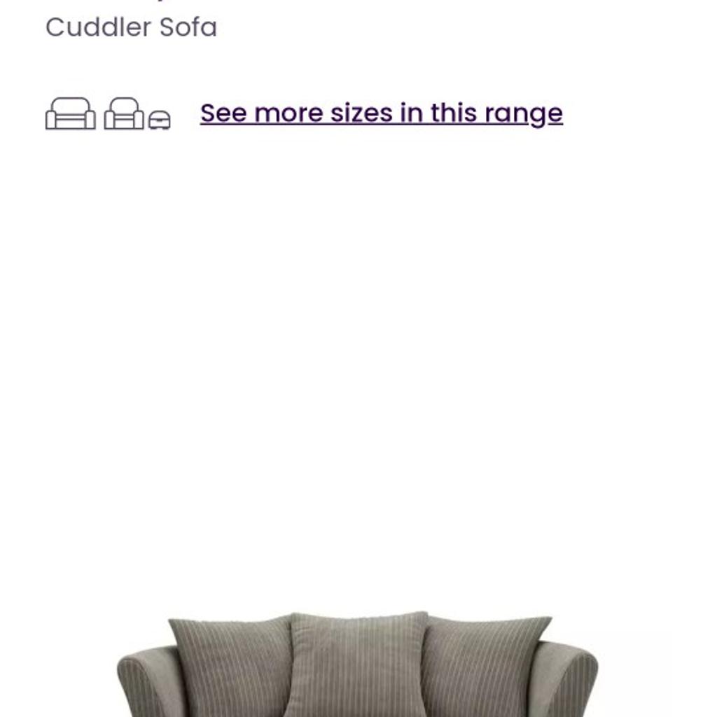 large cuddle chair very heavy
purchased from dfs couple of years ago for just under £900 very comfortable doesn't come with cushions if wanted dimensions are on dfs Web site under honey cuddle chair cash on collection only