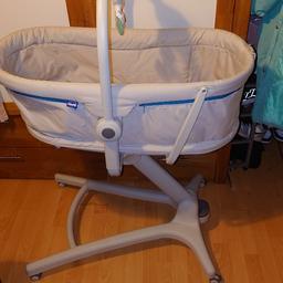 Chicco 4in1 Baby Hug Crib / Seat with Lights & Musical Sounds - Grey