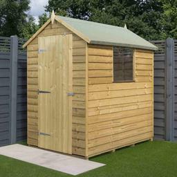 ROWLINSON OVERLAP APEX SHED 6X4

Was £349.99 Now £299.99 1-5 Working Days Delivery

Pressure Treated Finish
Traditional Apex Styled Roof
8mm Thick Overlap Cladding
Additional Roof Support
(H) 208cm x (W) 136.5cm x (D) 183.5cm 

please visit our Showroom or online at gardenstreet.co.uk  for more information or message us on Shpock or our Facebook Page Garden Street Showroom ( NOT ON DISPLAY )

Free UK Mainland Delivery On Most Brands
To order please visit our Showroom or order online at gardenstreet.co.uk 
T&C apply Stock/Price Subject To Change 

To keep up to date with the Garden Street Showroom please visit our Facebook Page, Garden Street Showroom & for more information search for Garden Street online

Opening Hours
Monday to Friday: 9:00am - 5:00pm
Saturday & Sunday: 10:00am - 4:00pm

Garden Street
Hampton House
Weston Road
Crewe
Cheshire
CW1 6JS