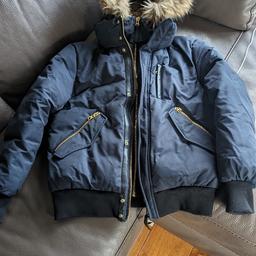 Mackage jacket size 40 (fit medium). Hardly worn, in excellent condition. Very warm and very authentic. No time wasters please.