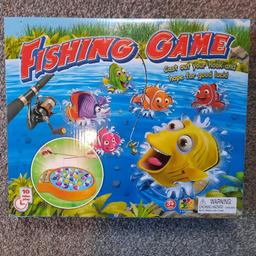 Fishing game (2-4 players) Age 3+ years. Excellent condition. Collection only