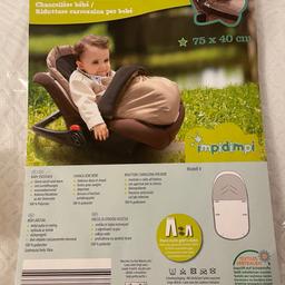 Baby Fußsack 
Maße 75x40 Farbe siehe Bilder
Zustand sehr gut 
günstig Abzugeben
Angebote offen