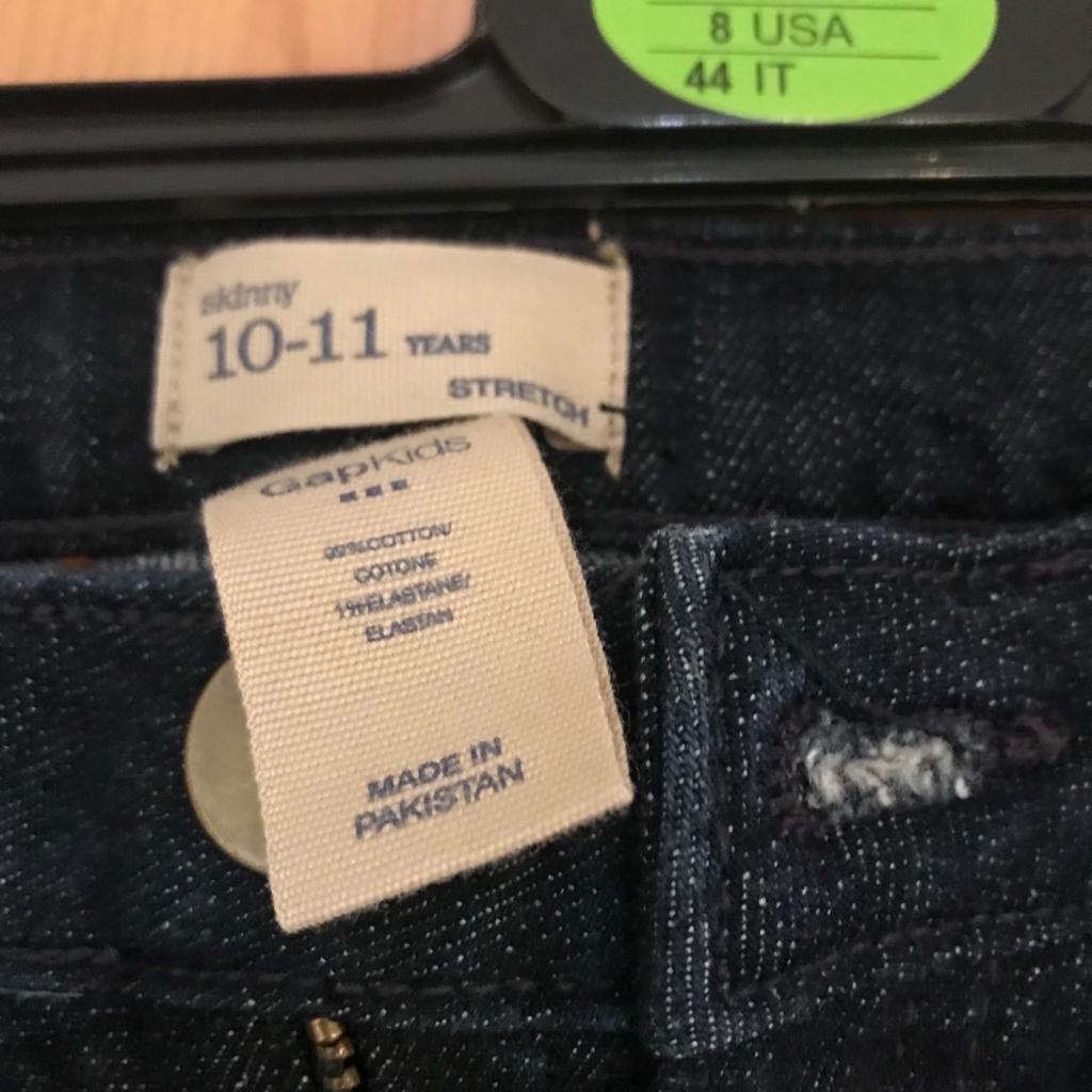 Gap blue stretch jeans
10-11 years
Excellent condition
From smoke free home

Collection from Whitefield Manchester or buyer to pay postage

Other kids clothing, toys, and books listed if interested