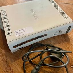 Xbox 360 console with 60GB, a few scratches but works well