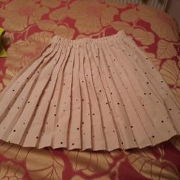 Topshop pleated mini skirt size 10