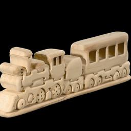 Hand-made Wooden 3D Train Puzzle with Base.

3D-Puzzle in linden wood.

Challenging three-dimensional puzzle.

This composition makes it an elegant and sought after collectible item for train related memobilia.

Been wrapped in shrink wrap so no pieces go astray.

Dimensions: 30 x 10 x 4 cm.

Local collection preferred or can be posted out at extra costs.