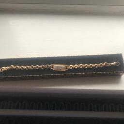 9ct gold belcher bracelet brand new never been worn