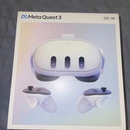 Meta Quest 3 VR Headset 512GB sealed brand
new.

RRP £619.99 / My price is 500 + shipping negotiable no silly offers or time wasters!